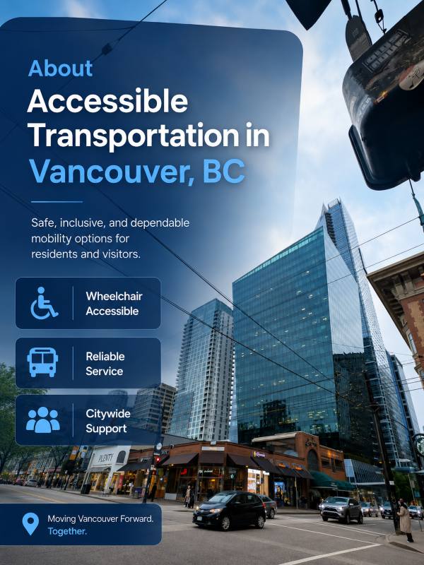 Accessible transportation in downtown Vancouver